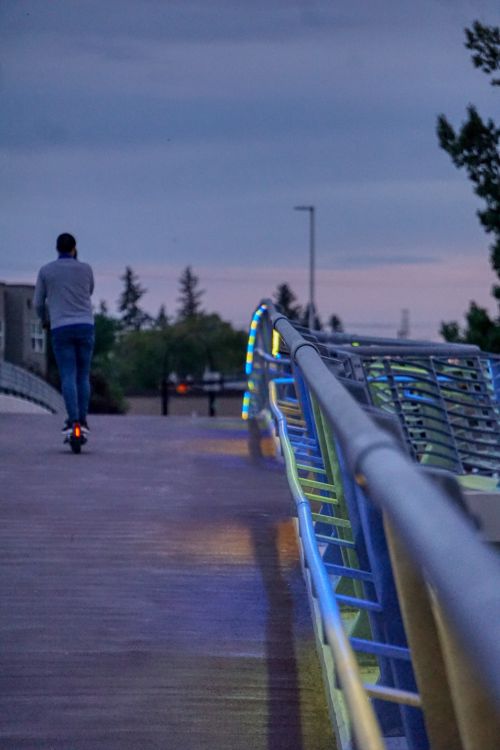 Lighted bridge